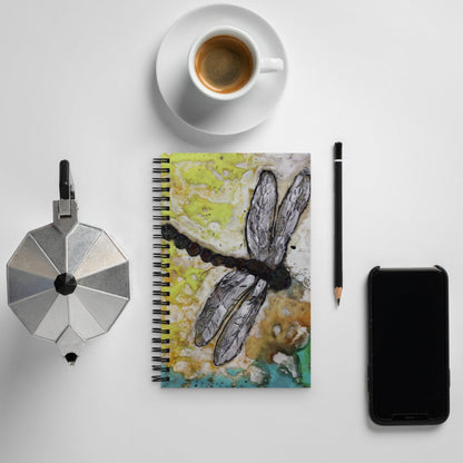 "A Good Omen" Spiral notebook- - Mike Giannella - Encaustic Painting - Mixed Media Artist - Art Prints
