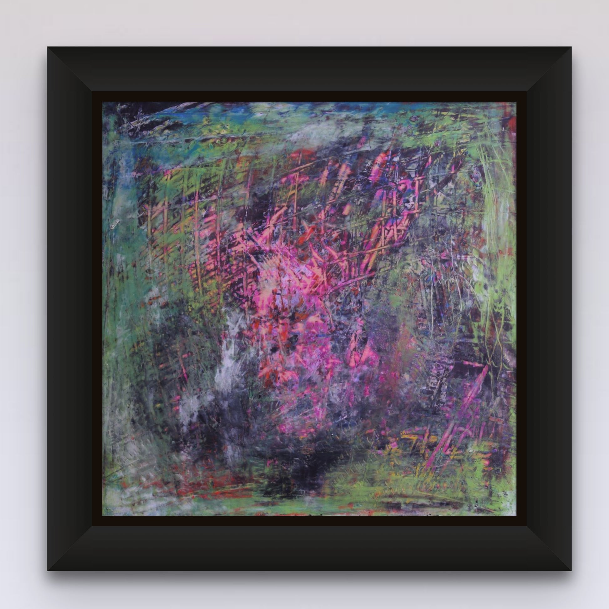 Boundaries | Original Encaustic Painting - Mike Giannella |  Original Encaustic Painting | Mixed Media Artist | New Jersey