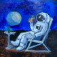 Space Vacation-Painting - Mike Giannella - Encaustic Painting - Mixed Media Artist - Art Prints